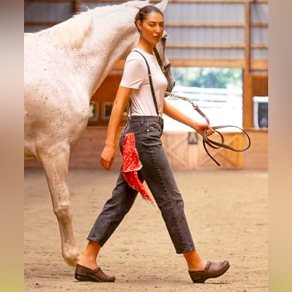 Dansko Shoes - Dansko Burgundy clog size 39 in good pre owned condition